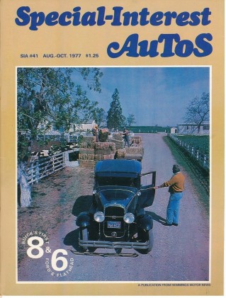 SPECIAL-INTEREST AUTOS 1977 AUG #41 - BUICK'S 1st 8,FORD CARDINAL,MUSTANG I